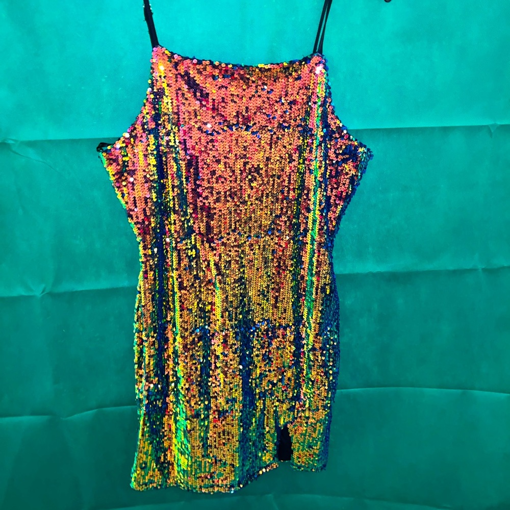 Sequin mini dress